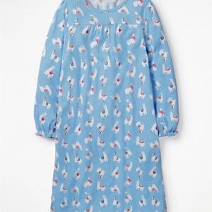 Mini Boden Light Blue Llama Nightgown